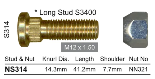 4x Mitsubishi Wheel Nut Pajero NA-NB All / Pajero NC-ND All & More