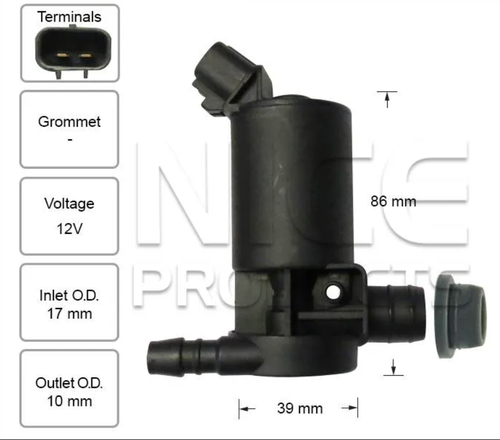 Headlight Washer Pump for Toyota RAV4 MXAA52R (01/19 – 2021)