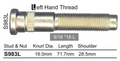 Ford Wheel Stud F350 2WD L/H side
