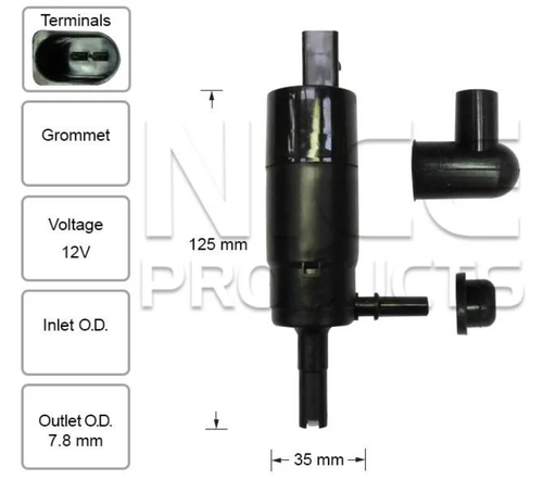 Headlight Washer Pump for Holden Captiva (10/06 – 05/12)