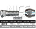 Mazda Wheel Stud & Nut Set MX5 NB Alloy Wheels