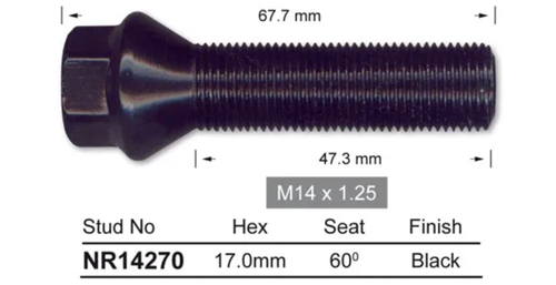 Toyota Wheel Stud & Nut Set DB42R
