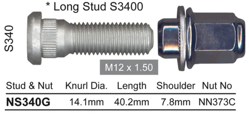 Toyota Wheel Stud Alloy Wheels
