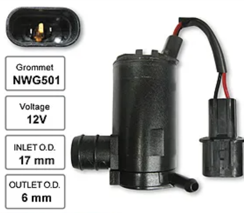 Front Windscreen Washer Pump for Hyundai Terracan (07/01 – 10/06)