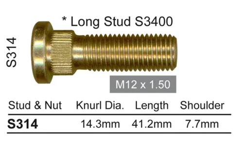 Hyundai Wheel Stud Terracan Alloy Wheels