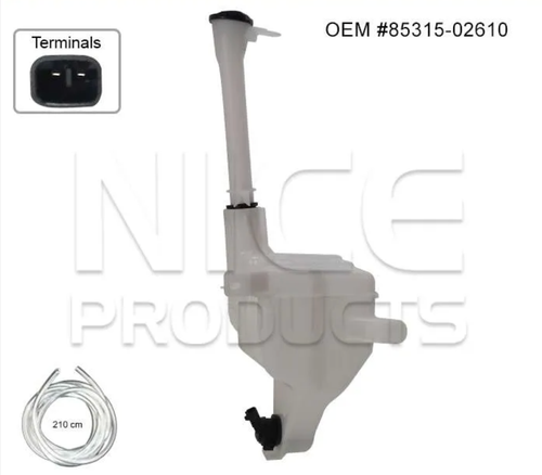 Washer Reservoir with Pump for Toyota Corolla ZRE182 (04/12 - 06/16)