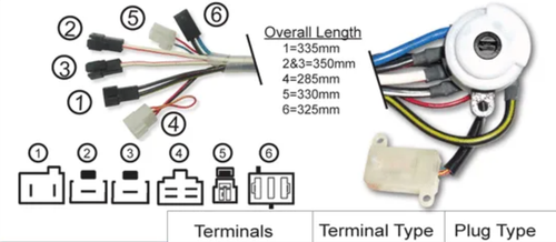 Ignition Switch for Mazda 626 GD 4 Door (11/87 – 12/91)