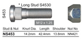 Nissan Wheel Stud & Nut Set Skyline R32 / Skyline R33 / Skyline R34 & More