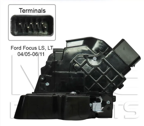 Front Right Door Lock Actuator for Ford Focus LS-LT (04/05 - 06/11)