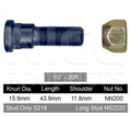 Jeep Wheel Stud & Nut Set Wrangler YJ / Wrangler TJ / XJ / ZJ / WJ