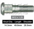 Nissan Wheel Stud GU Alloy Wheels Tappered Nut & More