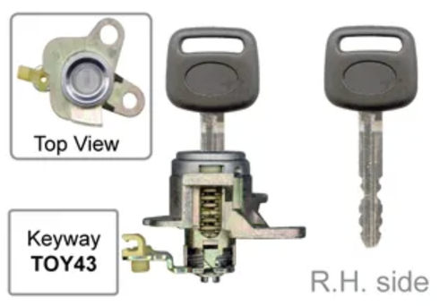 Right Door Lock for Toyota Corolla AE111 (05/95 – 01/02)