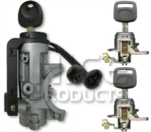 Ignition Barrel & Door Lock Set for Hyundai Accent 3/4/5 Door (08/00 – 07/06)