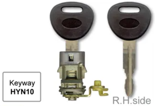 Right Door Lock for Hyundai Excel X3 3-5 Door w/o Air Bag Manual (10/94 – 11/97)