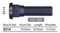 Jeep Wheel Stud XJ / KK / ZJ / WJ