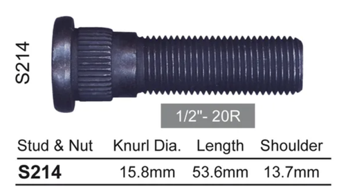 Jeep Wheel Stud XJ / KK / ZJ / WJ