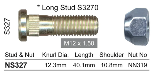 Mazda Wheel Stud & Nut Set Capella