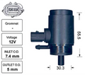 Front Windscreen Washer Pump for Land Rover Discovery Series 1 (11/94 – 04/99)