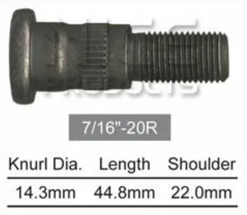 Chrysler Wheel Stud Centura KB-KC FrtDise / Valiant VH - CM & More
