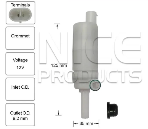 Headlight Washer Pump for Chrysler 300C (11/05 – 01/12)