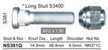 Hyundai Wheel Stud & Nut Set Trajet Alloy Wheels