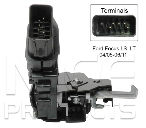 Rear Left Door Lock Actuator for Ford Focus LS-LT (04/05 - 06/11)