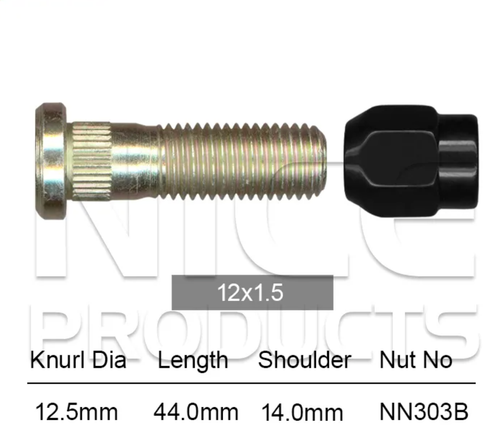 LDV Wheel Stud & Nut Set D90