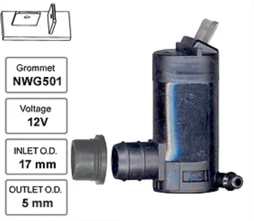 Front Windscreen Washer Pump for Ford Explorer (07/06 – 08/98)