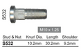 Suzuki Wheel Stud Alto CA71V 550cc / Alto CA91V 800cc / Swift SA / AA41V & More