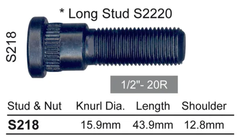 Ford Wheel Stud & Nut Set Galaxie