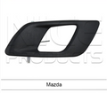 Front Left Inner Door Handle Black for Mazda BT50 UR (09/15 - 2022)