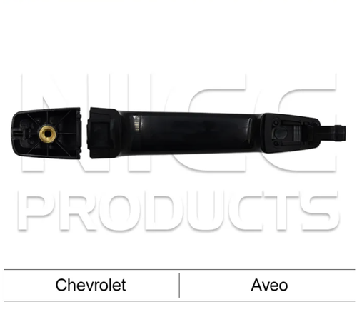 Front Left Outer Door Handle Black for Holden Captiva (10/06 - 01/19)