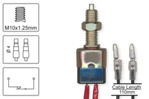 Brake Light Switch for Honda Civic CB (04/85 - 08/88)