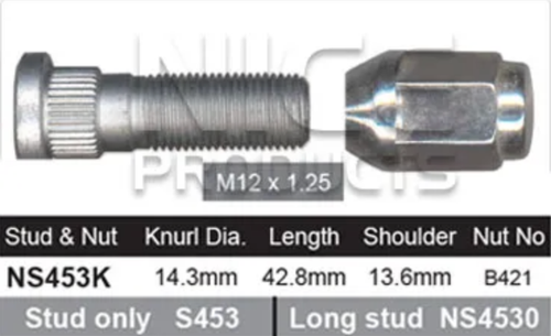4x Great Wall Wheel Nut SA220 All / V200 -V240 All / X200 -X240 All