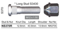 Hyundai Wheel Stud & Nut Set Accent LC&LS Steel Wheels & More