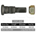 Chrysler Wheel Stud & Nut Set Centura KB-KC FrtDise / Valiant VH - CM & More