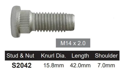 Ford Wheel Stud VH/VJ Single Wheel / VM