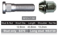 Ford Wheel Stud & Nut Set Puma