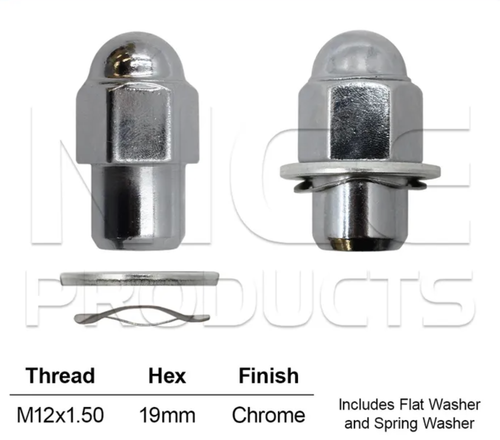 4x GMH Wheel Nut Rodeo TFR 4WD Chassis