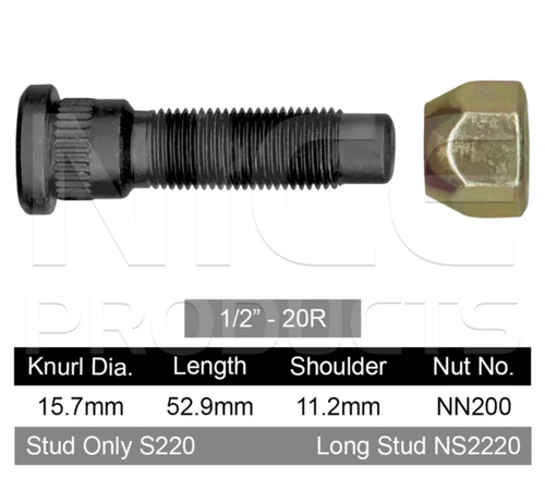 Ford Wheel Stud & Nut Set Explorer UT
