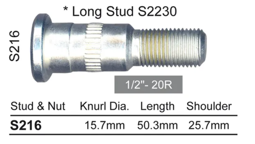 Ford Wheel Stud Bronco 4WD / F100 4WD / F150 4WD