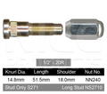 Saab Wheel Stud 900 / 95 / 96 / 99 / 99 With EMC / 99 Without EMC