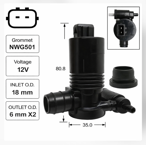 Front Windscreen Washer Pump for Haval H6 (02/21 – 2025)