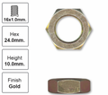 Rear Right Hub Nut Pair for Honda Civic (12/79 - 01/84)