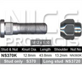 Mazda Wheel Stud & Nut Set CX-3 DK / MX5 NC Alloy Wheels