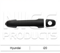 Front Right Outer Door Handle Black for Hyundai i20 (07/10 - 08/15)