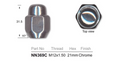 4x Hyundai Wheel Nut Tucson Alloy Wheels / Santa Fe SM Alloy Wheels & More