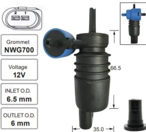 Front Windscreen Washer Pump for Mercedes-Benz C-Class ALL inc AMG With Rear ...
