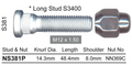 Hyundai Wheel Stud & Nut Set Santa Fe SM Alloy Wheels & More