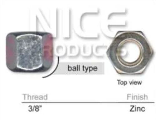 4x Mini Wheel Nut Moke / Minor